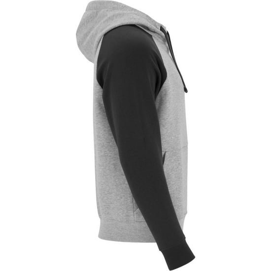 Roly - "Badet" Kapuzenpullover Zweifarbig für Herren/Damen Unisex (Grau meliert/Schwarz) - Image 4