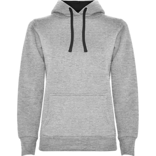 Roly - "Urban" Kapuzenpullover für Damen (Grau meliert/Schwarz) - Image 1