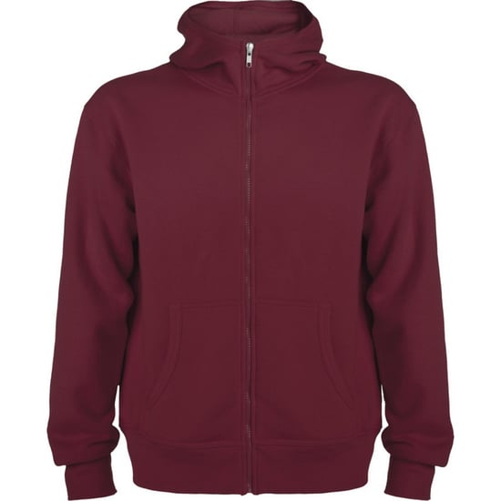 Roly - "Montblanc" Hoodie mit durchgehendem Reißverschluss für Herren (Granatrot) - Image 1