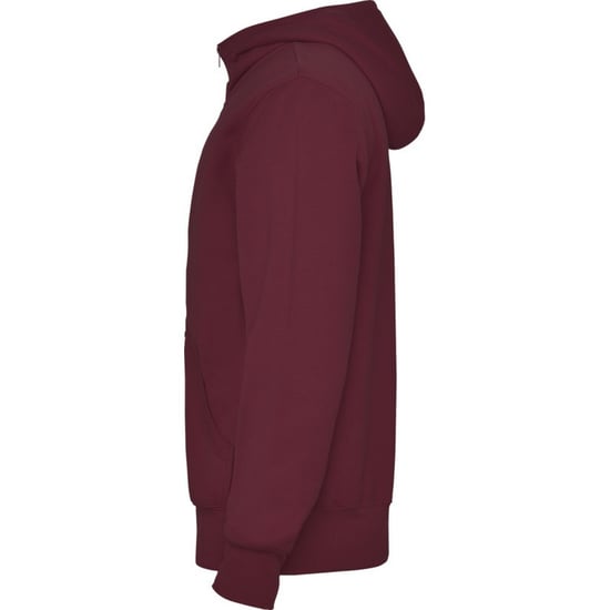 Roly - "Montblanc" Hoodie mit durchgehendem Reißverschluss für Herren (Granatrot) - Image 3