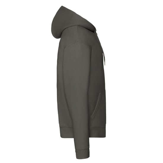 Fruit of the Loom - "Premium" Hoodie mit durchgehendem Reißverschluss für Herren (Holzkohle) - Image 3