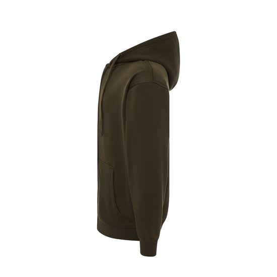 JHK - Hoodie mit durchgehendem Reißverschluss für Herren/Damen Unisex (Khaki) - Image 3