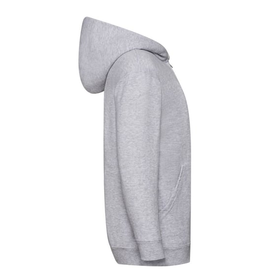 Fruit of the Loom - "Classic" Hoodie mit durchgehendem Reißverschluss für Kinder (Grau meliert) - Image 3