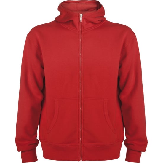 Roly - "Montblanc" Hoodie mit durchgehendem Reißverschluss für Herren (Rot) - Image 1