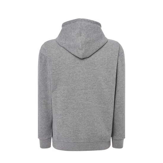 JHK - Hoodie mit durchgehendem Reißverschluss für Herren/Damen Unisex (Grau meliert) - Image 2