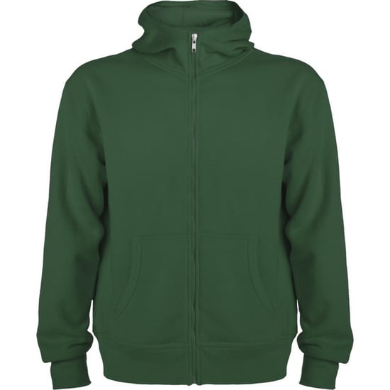 Roly - "Montblanc" Hoodie mit durchgehendem Reißverschluss für Herren (Flaschengrün) - Image 1