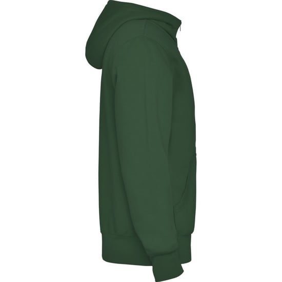 Roly - "Montblanc" Hoodie mit durchgehendem Reißverschluss für Herren (Flaschengrün) - Image 4