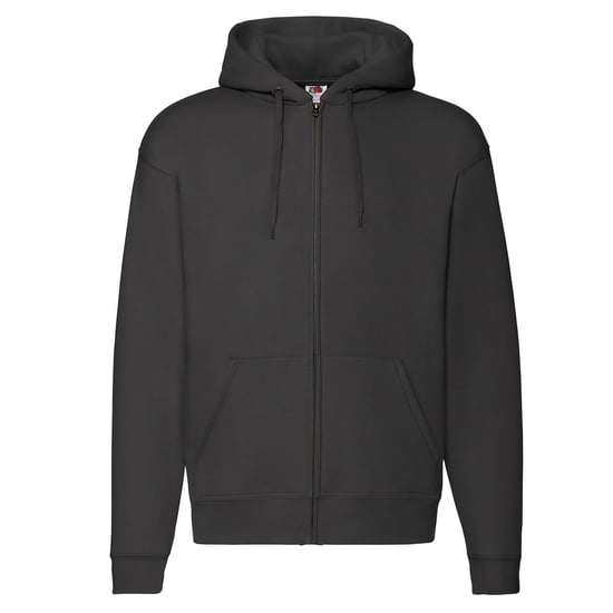 Fruit of the Loom - "Premium" Hoodie mit durchgehendem Reißverschluss für Herren (Schwarz) - Image 1