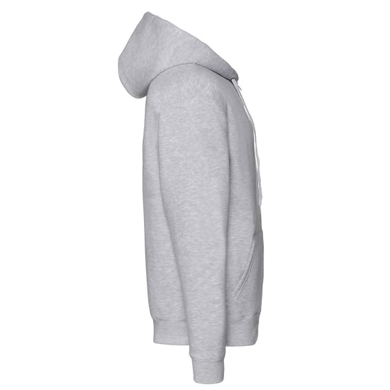 Fruit of the Loom - "Premium" Hoodie mit durchgehendem Reißverschluss für Herren (Grau meliert) - Image 3