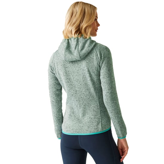 Regatta - "Newhill II" Hoodie mit durchgehendem Reißverschluss für Damen (Eisiges Morgenblau/Türkis) - Image 4