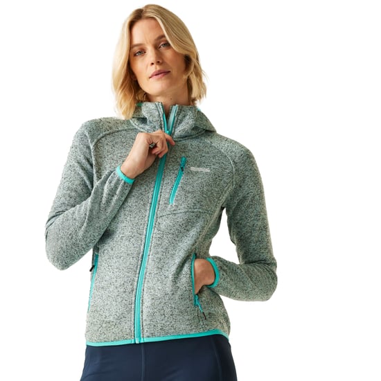 Regatta - "Newhill II" Hoodie mit durchgehendem Reißverschluss für Damen (Eisiges Morgenblau/Türkis) - Image 5
