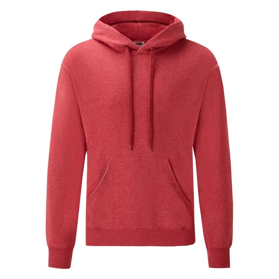 Fruit of the Loom - "Classic" Kapuzenpullover mit Kapuze für Herren (Heide Rot) - Image 1