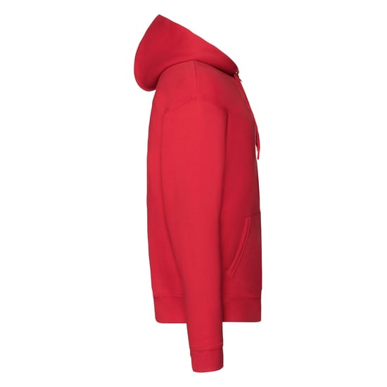 Fruit of the Loom - "Premium" Hoodie mit durchgehendem Reißverschluss für Herren (Rot) - Image 3