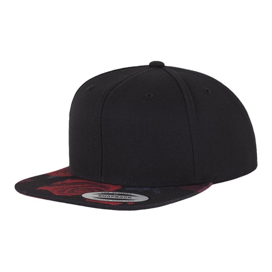 Flexfit - Snapback Mütze (Schwarz/Rot) - Image 1