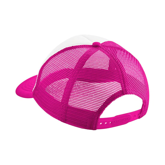 Beechfield - Trucker Cap Snapback für Kinder (Fuchsie/Weiß) - Image 2
