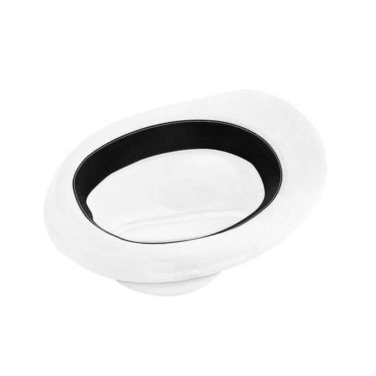 Beechfield - Fedora-Hut für Herren/Damen Unisex (Weiß/Schwarz) - Image 2