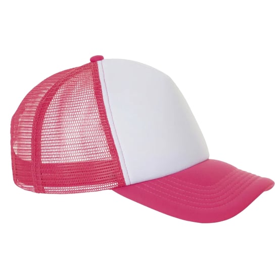 SOLS - "Bubble" Baseball-Mütze (Weiß/Neon-Koralle) - Image 3
