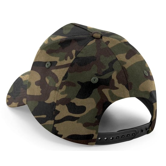 Beechfield - Baseball-Mütze Abnehmbarer Aufnäher (Dschungel Camo) - Image 2