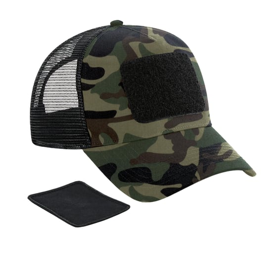 Beechfield - Herren/Damen Unisex Trucker Cap (Dschungel Camo) - Image 1
