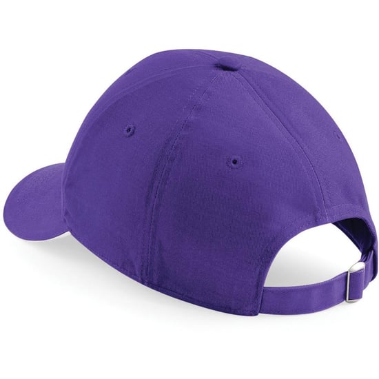 Beechfield Unisex Athleisure Baseball Kappe Baumwolle (Violett/Weiß) - Image 2