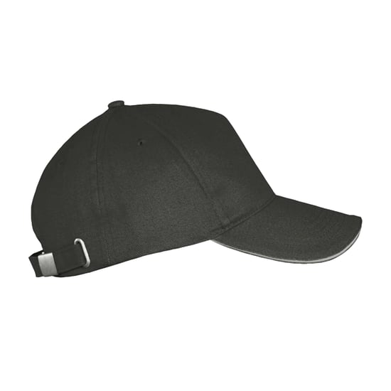 SOLS - "Long Beach" Baseball-Mütze (Dunkelgrau/Hellgrau) - Image 3