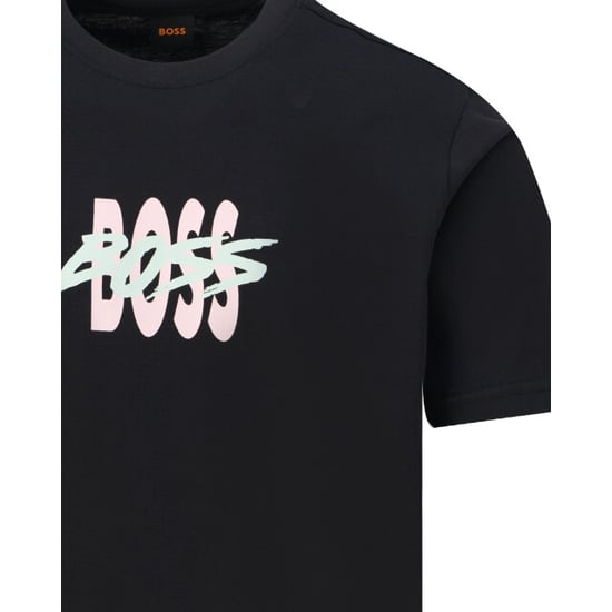 BOSS Te Bass Grafik-T-Shirt, Schwarz - Image 2