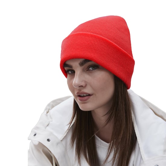 Beechfield Unisex Strickmütze für Erwachsene (Hell Rot) - Image 2