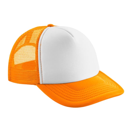 Beechfield - Trucker Cap für Kinder (Orange/Weiß) - Image 1