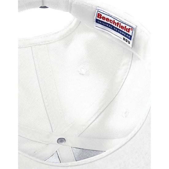 Beechfield - "Pro-Style" Baseball-Mütze für Herren/Damen Unisex (Weiß) - Image 2