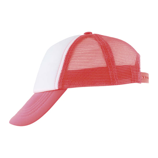 SOLS - "Bubble" Baseball-Mütze für Kinder (Weiß/Neon-Koralle) - Image 3