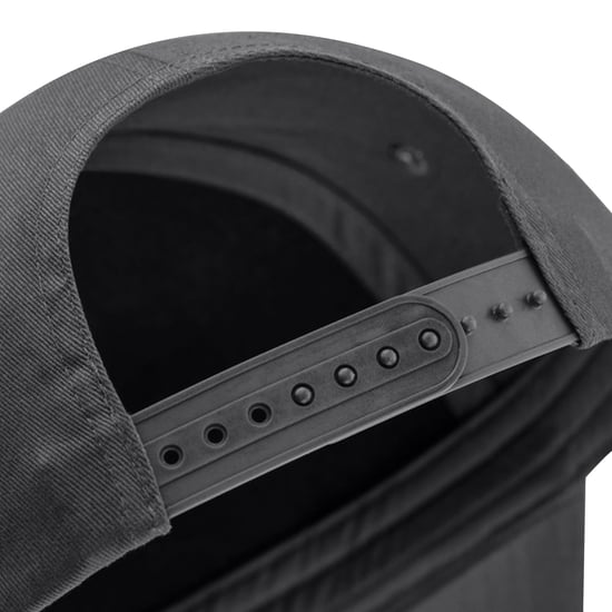 Beechfield - Baseball-Mütze Abnehmbarer Aufnäher für Herren/Damen Unisex (Graphitgrau) - Image 3