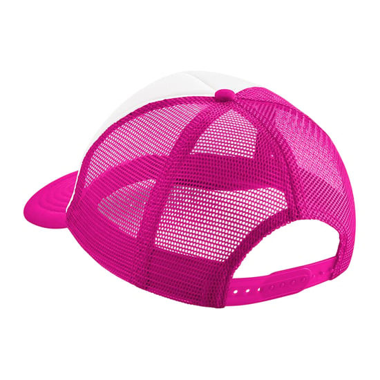 Beechfield - Trucker Cap für Kinder (Fuchsie/Weiß) - Image 2