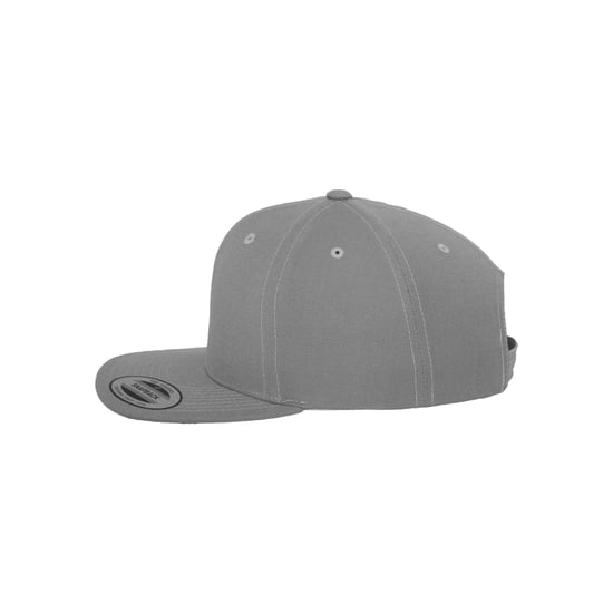 Flexfit - "Classic" Snapback Mütze für Herren/Damen Unisex (Silber) - Image 3