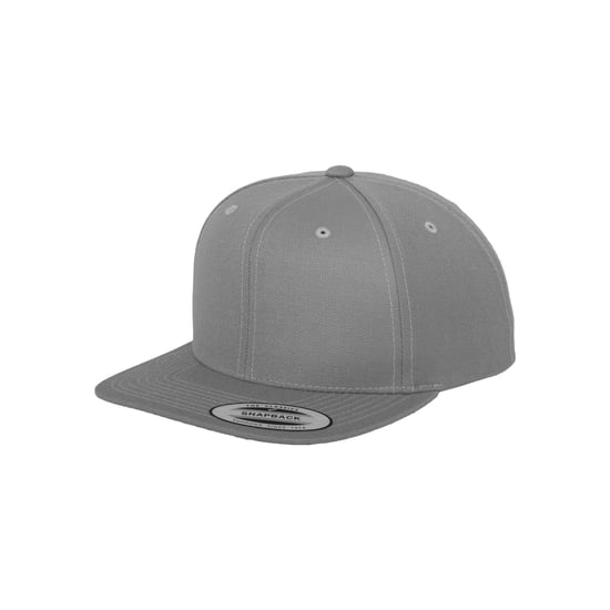 Flexfit - "Classic" Snapback Mütze für Herren/Damen Unisex (Silber) - Image 6