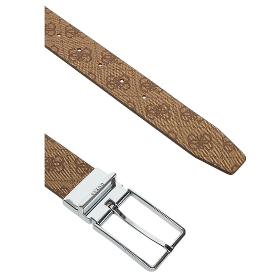Guess - "Bmaglo" Gürtel für Herren, Rinderleder, wendbar (Braun) - Image 2