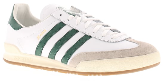 adidas Originals Jeans Leather Mens Trainers White/Green - Image 1