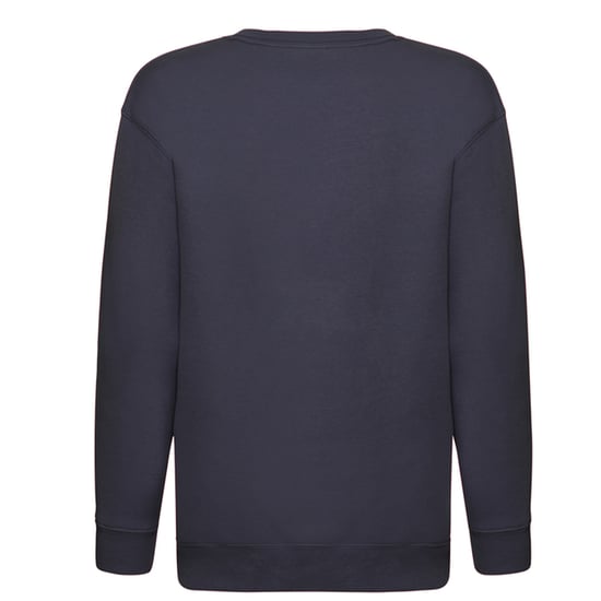 Fruit of the Loom - "Premium" Sweatshirt für Kinder angesetzte Ärmel (Marineblau) - Image 2