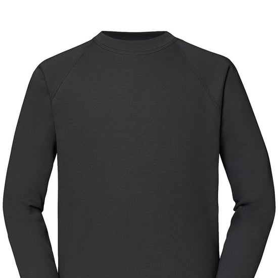 Fruit of the Loom - "Classic" Sweatshirt für Herren Raglanärmel (Hellgrau) - Image 2