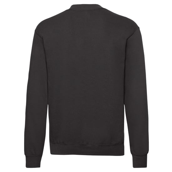 Fruit of the Loom - "Classic" Sweatshirt für Herren angesetzte Ärmel (Schwarz) - Image 2