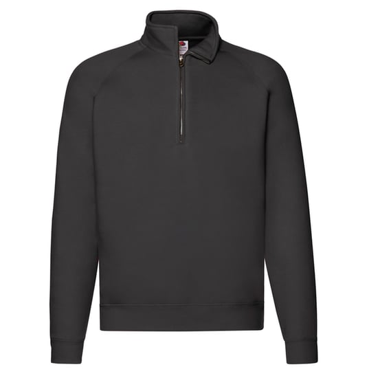 Fruit of the Loom - "Premium" Sweatshirt Reißverschluss für Herren (Schwarz) - Image 1