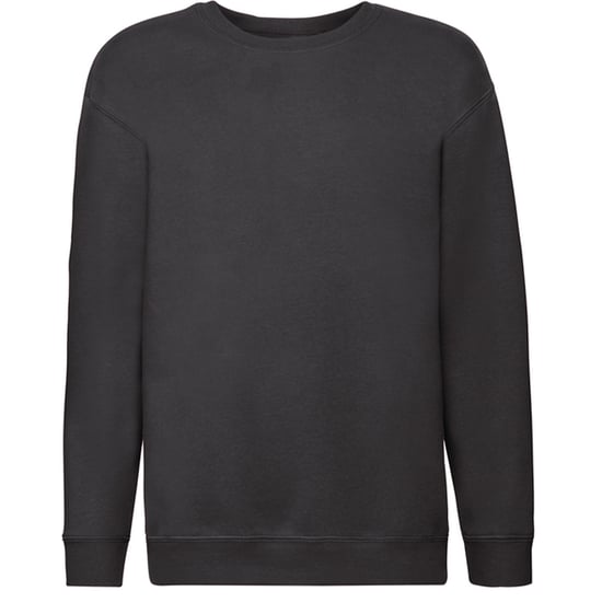 Fruit of the Loom - "Premium" Sweatshirt für Kinder angesetzte Ärmel (Schwarz) - Image 1