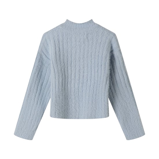 Minoti - Sweatshirt für Mädchen, Hoch geschnitten, Jerseyware (Blau) - Image 2
