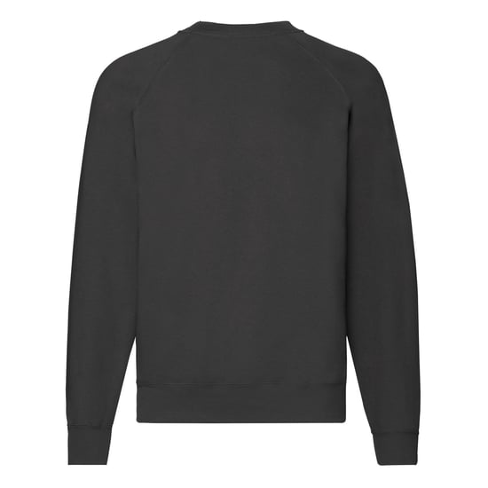 Fruit of the Loom - "Classic" Sweatshirt für Herren Raglanärmel (Schwarz) - Image 2