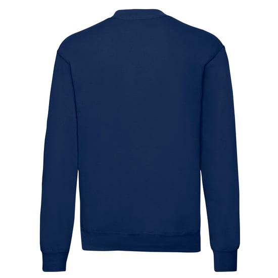 Fruit of the Loom - "Classic" Sweatshirt für Herren angesetzte Ärmel (Marineblau) - Image 2