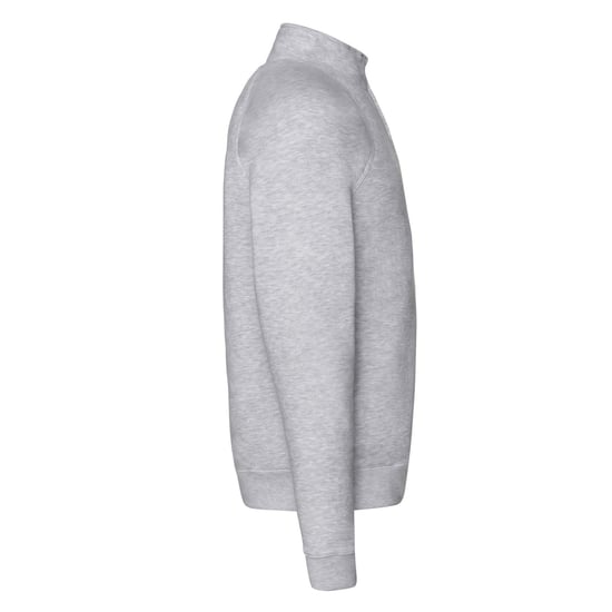 Fruit of the Loom - "Premium" Sweatshirt Reißverschluss für Herren (Grau meliert) - Image 3