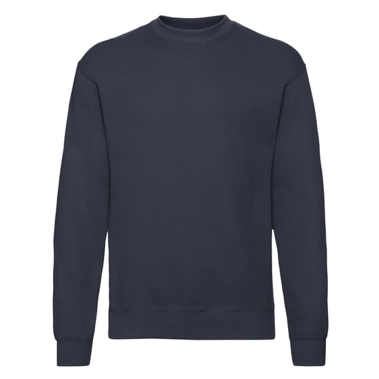 Fruit of the Loom - "Classic" Sweatshirt für Herren angesetzte Ärmel (Dunkelmarineblau) - Image 1