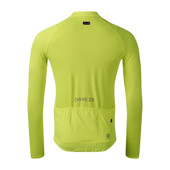Dare 2B - "Lightning" Radfahr-Trikot für Herren, Langärmlig (Fluro Gelb) - Image 2