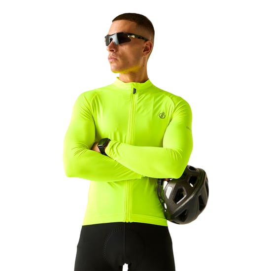 Dare 2B - "Lightning" Radfahr-Trikot für Herren, Langärmlig (Fluro Gelb) - Image 4