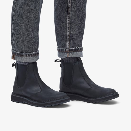 Solsbury Easy Black Leather Boots - Image 2