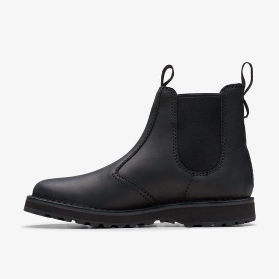 Solsbury Easy Black Leather Boots - Image 3
